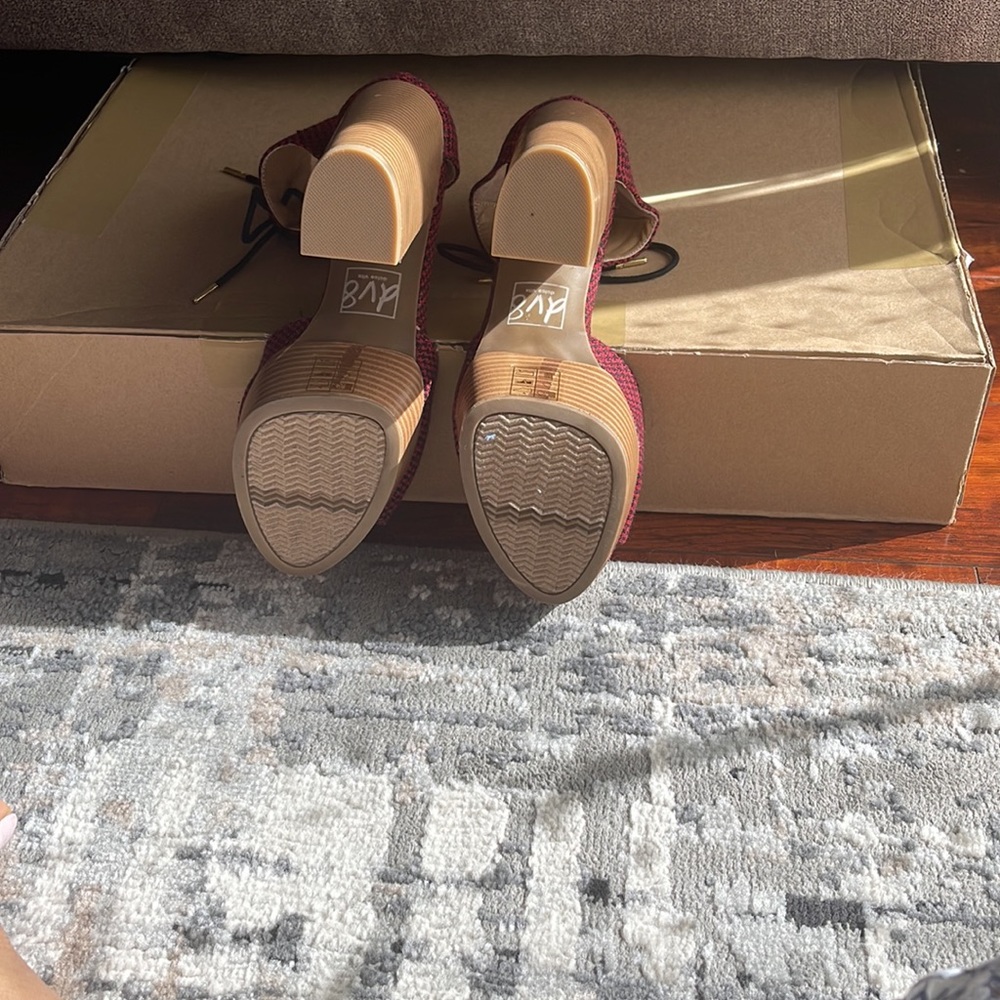 Plaid Block Heels DV by Dolce Vita - Picture 6 of 6